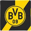 Dortmund BVB Borussia Dortmund - Cuscino pieghevole per sedia, colore: nero/giallo, con maniglia e logo della squadra