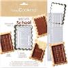 ScrapCooking - Kit per Biscotti School - Taglierina in Acciaio Inox e stampo per tablet cioccolato - Kit per biscotti piccoli dolci piccolo burro - Accessori per pasticceria - 2113