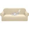 Granbest Copridivano di alta qualità, idrorepellente, alto contenuto di tessuto elasticizzato, copridivano, tessuto super morbido Loveseat beige