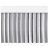 MERCURY TEXTIL Tenda per Porta Strisce PVC 210 x 90 cm, Tenda per Porta Esterna (Trasparente+Filo Nero P4)