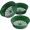 Meister Sunflower FLOR79150 Cestelli per Bulbi, 22 cm, 3 Pezzi, 22x22x6.5 cm