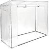 Relaxdays Serra XL per Pomodori, con Tetto Sportgente, Resistente ai Raggi UV, HxLxP: 160 x 200 x 82 cm, Trasparente