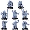 Forged Terrain Turtle Folk Miniature Set - 8 Fantasy Turtle Adventurers per giochi di ruolo | Personaggi giocabili in scala 28 mm | DnD, giochi di guerra da tavolo | Miniature epiche con licenza |