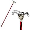 Spinosaurus Bastone da giullare da 119,4 cm, accessorio per costume da clown spaventoso di Halloween, in plastica, bastone, pagliaccio, cosplay, travestimento