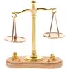 Namvo Mini Bilancia Mobili Casa Delle Bambole 1:12 Scala Con 6 Pesi Equilibrio Metallo Legno Scala Giustizia Modello