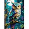 Artinhand Ottimo puzzle per adulti, 300 pezzi, gufo mistico, giocattoli per adulti, regalo per bambini, decorazione familiare, puzzle
