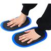 equlup Disco scorrevole da pavimento 2 pezzi, piastra scorrevole sportiva portatile salvaspazio per fitness dischi scorrevoli per dimagrimento delle gambe bodybuilding yoga allenamento