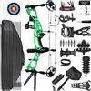CENWTY 0-70 LBS Arco Compound Set Adulto Arco da Caccia e Pesca con L'Arco Freccia e Arco Composto Set Arco per Tiro con L'Arco Caccia Bersaglio Tiro Pratica LRT/RTH