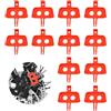 beejune 12 pezzi di protezione per il trasporto di biciclette, distanziatori per freni a disco per bicicletta, distanziatore per bicicletta, accessori per ciclismo, accessori per bicicletta Mtb