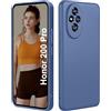 ISOI - Cover per Honor 200 Pro, Custodia Morbida in Silicone Liquido, Protezione Completa Antiurto Ultra Sottile per il Corpo - Blu