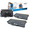 Starlet24 2 TN2120 Toner + 1 DR2100 Tamburo Compatibili per Brother DCP-7030 DCP-7040 DCP-7045N HL-2140 HL-2150N HL-2170W HL-2170N MFC-7320 MFC-7320W MFC-7340 MFC-7440N MFC-7440W