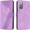OKZone Cover per Samsung Galaxy Note 20, Custodia in Pelle Samsung Note 20, Antiurto Cover a Libro Galaxy Note 20 Magnetica Portafoglio Folio PU Pelle Flip Caso con Wallet Case Cover (Porpora)