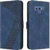 OKZone Cover per Samsung Galaxy Note 9, Custodia in Pelle Samsung Note 9, Antiurto Cover a Libro Galaxy Note 9 Magnetica Portafoglio Folio PU Pelle Flip Protettiva Caso con Wallet Case Cover (Blu)