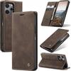 owlhold Cover Xiaomi Redmi 12 / Note 12R / POCO M6 Pro 5G Custodia Magnetica Portafoglio Flip[Antiurtoo][Cavalletto][Carta Fessura] Cover Pelle per Xiaomi Redmi 12 4G / 5G - Caffè