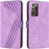OKZone Cover per Samsung Galaxy Note 20 Ultra, Custodia in Pelle Samsung Note 20 Ultra, Cover a Libro Galaxy Note 20 Ultra Magnetica Portafoglio Folio PU Pelle Flip Caso con Wallet Case Cover(Porpora)