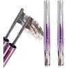 KLVGTIFS 2 Pezzi Metal Mascara, Impermeabile Smudge Proof Iron Wand Mascara, Washable Anti-sbavature Bacchetta di Metallo, Long Lasting Eyelash, Senza Sfaldature, Senza Grumi