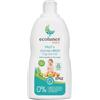 Ecolunes detergente ipoallergenico per frutta e verdura, senza profumo, 99,5% di ingredienti di origine naturale, dermatologicamente testato, non provoca allergie, 500 ml