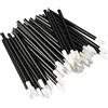 VEGCOO 300 pennelli per rossetto, usa e getta, pennello per labbra perfetto (nero)