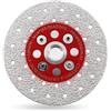 DT-DIATOOL Disco Diamantato per Taglio e Smerigliatura 105 mm x M14 Lama per Sega Sottovuoto per Pietra Marmo Calcestruzzo Granito