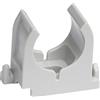 SOMA - 100 fascette in plastica grigie per tubi, 20 mm, morsetto per tubi
