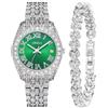 CIVO Orologio Donna Acciaio Inossidabile: Oro Argento Impermeabile Orologi con Calendario Luminosi - Analogico Affari Classico Set Regali per Eleganti Donna