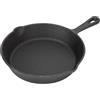 Cyrank Bistecchiera in Ghisa, Padella Rotonda in Ghisa Padella Piccola Padella Antiaderente con Beccucci di Goccia Per Campeggio Indoor Outdoor(10CM)