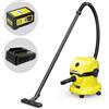Karcher WD 2-18 - Bidone aspiratutto - Fusto 12 l - 18V 2,5Ah