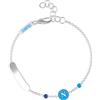 LOWELL BRACCIALE NAPOLI ACCIAIO BIMBO
