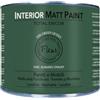 FLEUR DESIGNER'S PAINT | Interior Matt Paint, Pittura per Pareti e Mobili, Extra Opaco, 375ml, F54 The Green Queen, a Base Acqua, Lavabile, Multisupericie, Made in Italy