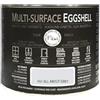 FLEUR DESIGNER'S PAINT | MULTI-SURFACE EGGSHELL Smalto Lavabile 3 in 1, Satinato, 375 ml, F61 All About Grey, a Base Acqua, Adesione Diretta, Alta Resistenza, per Interno - Esterno, Made in Italy