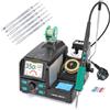 YIHUA 982D SE 200W Micro stazione di saldatura con stazioni di saldatura di precisione C245, 7 punte di saldatura, saldatura senza piombo e calibrazione automatica (spina UE)