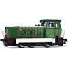 Electrotren HE2027S ADIF, Locomotiva Diesel Gruppo 309, Verde/Bianca, EP; VI, con decoder sonoro DCC Locomotiva Diesel