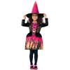SMIFFYS Costume Strega del tramonto, Abito e cappello con stampa multicolore Halloween