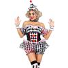 Leg Avenue Donna 4 Pc Darling HarlequinHalloween Costume