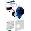 Geberit HyTronic comando per orinatoio da incasso con azionamento elettronico del risciacquo, alimentazione a rete, 116086001, HyTronic bianco/blu [Orinatoi > Accessori orinatoio]