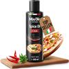 MioOlio Olio al Peperoncino 200 ml - olio aromatizzato con intensa nota piccante di peperoncino - ideale per cucinare friggere e grigliare - dosatore pratico - perfetto per pasta pizza e pesce