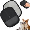 QINGZY 2 Pezzi Guanti Elettrostatici Riutilizzabili per Rimozione Peli Animali Domestici, Guanto Levapeli Double Face per Toelettatura Cani Gatti, Pulizia Divano Tappeti Vestiti Auto (A)