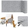 Lefunom Tappeto tiragraffi per gatti divano adesivo protezione divano graffi gatto copridivano adesivo antigraffio (grigio chiaro, 40cm×2m)