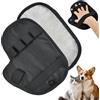 QINGZY 2 Pezzi Guanti Elettrostatici Riutilizzabili per Rimozione Peli Animali Domestici, Guanto Levapeli Double Face per Toelettatura Cani Gatti, Pulizia Divano Tappeti Vestiti Auto (B)