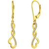 Miaofu Orecchini Pendenti Argento Sterling 925 Donna Brillanti Elegante con Diamantii Zirconi Infinito Lunghi Pendenti 01