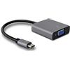 METRONIC 395295 Adattatore USB-C maschio a VGA fem. - Grigio