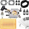 ZAMDOE BR420 BR400 Kit carburatore per Stihl SR320 SR340 SR380 SR400 SR420 BR320 BR340 BR380 BR400 BR420 Soffiatore a Zaino, con Filtro Aria Filtro Linea Carburante Spark Plg