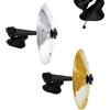NVGFTG 2 pezzi batteria auto crash bacino mini auto crash crash cymbal tamburo auto tamburo fessura di ventilazione per incidenti auto Cymbals per tutti i tipi di veicoli, batteristi amanti della