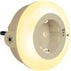 Emotionlite Nachtlicht Steckdose mit Dämmerungssensor LED Lampada da notte bambini Proteggi Auto/ON/OFF con Sensore Crepuscolare 3 Luminosità Regolabile Bianco caldo 2700K 1 PCS