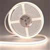 FOSUO Striscia LED Neon 24V 5M Bianco Naturale 4000K Impermeabile IP67 Alta Luminosità 1000LM/M 480LED/M CRI>93 Autoadesivo Tagliabile Larghezza 10mm per Cucina, Soggiorno, Esterno