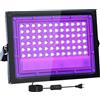 Tkdaksy 50W Faretto UV LED, 395-400nm LED Luce Nera, IP66 Impermeabile Luce Nera UV, Lampada uv Con Interruttore per Halloween, Pittura Del Corpo, Poster Fluorescente, Bar, Acquario, Festa Al Neon