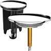 M. ROSENFELD HOME Tappo Vasca Universale Ø 72 Premium, Tappo per Vasca da Bagno in Ottone con Doppia Guarnizione, Set con Tappo Lavabo Universale Ø 40 mm, Cromato