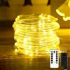 Liyade Luce a corda LED per esterni, 20m 200 LED luce a corda per esterni interni, 8 modalità e timer, IP65 impermeabile luce a corda Led tubo luminosità dimmerabile per giardino festival festa matrimonio