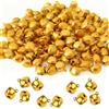 Moling 150 Pezzi Campanellini Piccoli Decorativi per Natale-12mm Campanella Sonagli,Decorazione per Albero di Natale,Animali Domestici e Regali Festivi (Piatto,Oro)