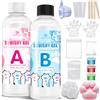DecorRom Silicone silenzioso per Taba Squishy, set fai da te, 200 g, Taba Squishy 1: 1, miscelato, super morbido silicone, liquido per squishy maker, per amanti dei gatti, appassionati di criceti